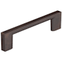 Richelieu 3-3/4 Inch Center to Center Handle Cabinet Pull Brushed Oil-Rubbed Bronze