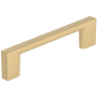 Richelieu 3-3/4 Inch Center to Center Handle Cabinet Pull Champagne Bronze