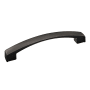 Richelieu 5-1/16 Inch Center to Center Handle Cabinet Pull Brushed Oil-Rubbed Bronze