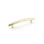 Richelieu 3-3/4 Inch Center to Center Bar Cabinet Pull from the Expression Collection Brass