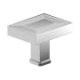 Richelieu 1-3/4 Inch Rectangular Cabinet Knob Chrome
