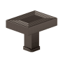 Richelieu 1-3/4 Inch Rectangular Cabinet Knob Honey Bronze