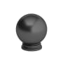 Richelieu 1-3/16 Inch Round Cabinet Knob Matte Black