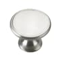Richelieu 1-13/16 Inch Mushroom Cabinet Knob Brushed Nickel