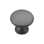 Richelieu 1-13/16 Inch Mushroom Cabinet Knob Black