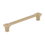 Richelieu 7-9/16 Inch Center to Center Handle Cabinet Pull Champagne Bronze
