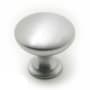Richelieu 1-3/16 Inch Mushroom Cabinet Knob Brushed Chrome