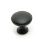 Richelieu 1-3/16 Inch Mushroom Cabinet Knob Matte Black