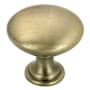 Richelieu 1-3/16 Inch Mushroom Cabinet Knob Antique English