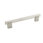 Richelieu 6-5/16 Inch Center to Center Bar Cabinet Pull Brushed Nickel
