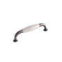 Richelieu 3-3/4 Inch Center to Center Handle Cabinet Pull from the Expression Collection Anthracite and White