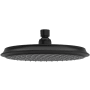 Riobel 2 GPM Single Function Rain Shower Head Black