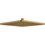 Riobel 2 GPM Single Function Rain Shower Head Brushed Gold