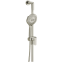 Riobel 2 GPM Multi Function Hand Shower Package - Includes Slide Bar and Hose Polished Nickel