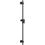 Riobel 35" Slide Bar with Easy-Glide Hand Shower Holder Black