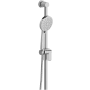 Riobel 2 GPM Multi Function Hand Shower Package - Includes Slide Bar and Hose Chrome