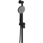 Riobel 2 GPM Multi Function Hand Shower Package - Includes Slide Bar and Hose Black