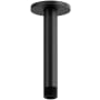 Riobel 5-5/8" Ceiling Mounted Shower Arm and Flange Black