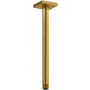 Riobel 11-5/8" Ceiling Mounted Shower Arm and Flange Brushed Gold