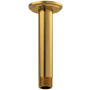 Riobel 5-3/8" Ceiling Mounted Shower Arm and Flange Brushed Gold