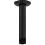 Riobel 5-3/8" Ceiling Mounted Shower Arm and Flange Black