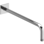 Riobel 15-3/4" Wall Mounted Shower Arm and Square Flange Chrome