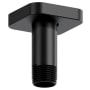 Riobel 3" Ceiling Mounted Shower Arm and Flange Black