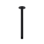 Riobel 12" Ceiling Mount Shower Arm Black