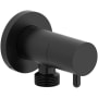 Riobel Handshower Outlet With Integrated Volume Control Black