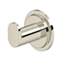Riobel Arca Single Robe Hook Polished Nickel