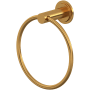 Riobel Arca 6-1/4" Wall Mounted Towel Ring Brushed Gold