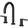 Riobel Arca 1.2 GPM Widespread Bathroom Faucet with Pop-Up Drain Assembly Black