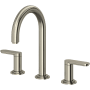Riobel Arca 1.2 GPM Widespread Bathroom Faucet with Pop-Up Drain Assembly Brushed Nickel