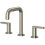 Riobel Arca 1.2 GPM Widespread Bathroom Faucet with Pop-Up Drain Assembly Brushed Nickel
