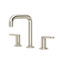 Riobel Arca 1.2 GPM Widespread Bathroom Faucet with Pop-Up Drain Assembly Polished Nickel