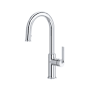 Riobel Authentica 1.8 GPM Single Hole Pull Down Kitchen Faucet Chrome
