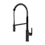 Riobel Authentica 1.5 GPM Single Hole Pre-Rinse Pull Down Kitchen Faucet Black
