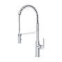Riobel Authentica 1.5 GPM Single Hole Pre-Rinse Pull Down Kitchen Faucet Chrome