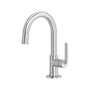 Riobel Authentica 1.2 GPM Single Hole Kitchen Faucet Stainless Steel