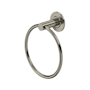 Riobel Authentica 6" Wall Mounted Towel Ring Brushed Nickel