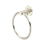 Riobel Authentica 6" Wall Mounted Towel Ring Polished Nickel