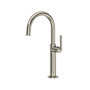 Riobel Authentica 1.2 GPM Vessel Single Hole Bathroom Faucet Brushed Nickel