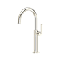 Riobel Authentica 1.2 GPM Vessel Single Hole Bathroom Faucet Polished Nickel