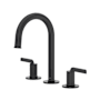 Riobel Authentica 1.2 GPM Widespread Bathroom Faucet with Pop-Up Drain Assembly Black
