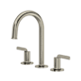 Riobel Authentica 1.2 GPM Widespread Bathroom Faucet with Pop-Up Drain Assembly Brushed Nickel