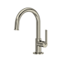 Riobel Authentica 1.2 GPM Single Hole Bathroom Faucet with Pop-Up Drain Assembly Brushed Nickel
