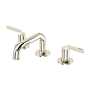 Riobel Authentica 1.2 GPM Widespread Bathroom Faucet with Pop-Up Drain Assembly Polished Nickel