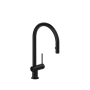 Riobel Azure 1.8 GPM Single Hole Pull Down Kitchen Faucet Black