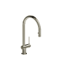 Riobel Azure 1.8 GPM Single Hole Pull Down Kitchen Faucet Polished Nickel