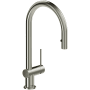 Riobel Azure 1.8 GPM Single Hole Pull Down Kitchen Faucet Stainless Steel